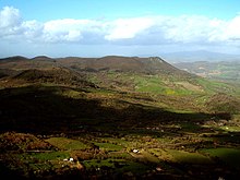 Vista dei monti della Tolfa