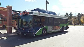 A Transfort bus Transfort bus 87, route 81, DTC, Ft Collins.jpg