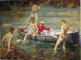 Tuke, Henry Scott (1858-1929), Ruby, l'or et malachite, 1902.jpg