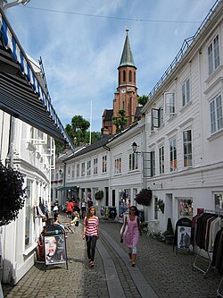 Tvedestrand: Historie, Natur og geografi, Bosetning