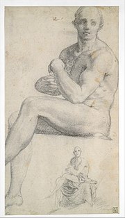 Thumbnail for File:Two Studies of a Seated Male Nude MET DT2885.jpg