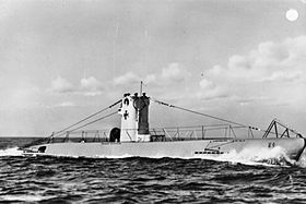 A cikk illusztrációja az Unterseeboot 121 (1940)