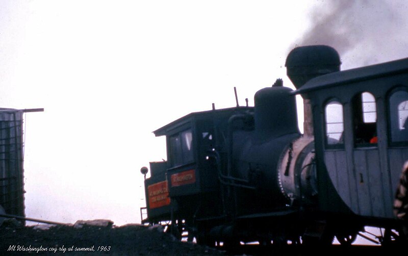 File:US059 Mt Washington cog rly at summit 1963 (51186253972).jpg