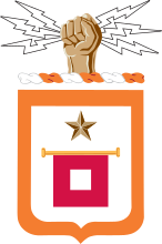 Escudo de armas del cuerpo de señales del ejército de EE. UU.