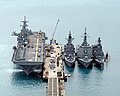 Angkatan laut AS 030228-N-3612M-006 hari YANG sibuk bagi Putih Pantai Fasilitas Pelabuhan di Okinawa, Japan.jpg