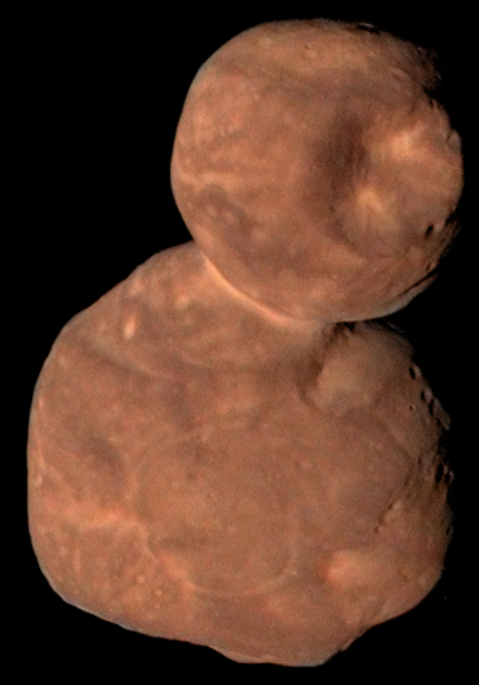 New Horizons image of Arrokoth