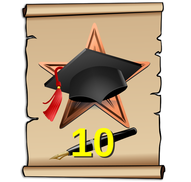 File:University Barnstar by quantity 10.svg