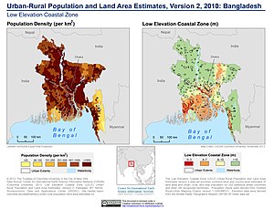 Ludność miast i obszarów wiejskich oraz szacunkowe dane dotyczące powierzchni ziemi, v2, 2010 Bangladesz (13873798283).jpg