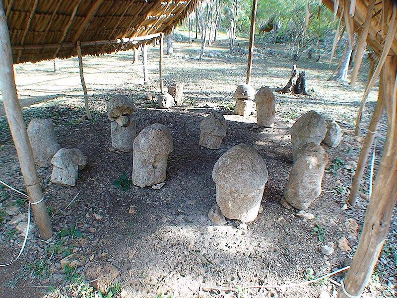 File:Uxmal Falos monuments.JPG