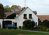 Čeština: Dům čp. 3 ve vsi Výheň v okrese Český Krumlov, Jihočeský kraj. English: House No 3 in the village of Výheň, Český Krumlov District, South Bohemian Region, Czech Republic.