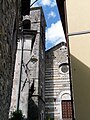 Campanile e chiesa di San Regolo, Vagli Sotto, Toscana, Italia