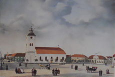 Varbergs kyrka 1859.