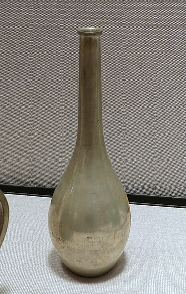 File:Vase, Okinawa Main Island, Second Sho dynasty, Ryukyu kingdom, 1800s AD, tin - Tokyo National Museum - Tokyo, Japan - DSC09135.jpg