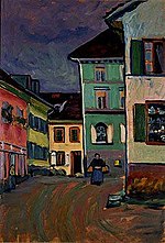 Vasilii Kandinsky, 1908 - Murnau Atas Johannisstrasse.jpg