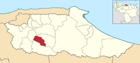 Locatie van Simón Bolívar