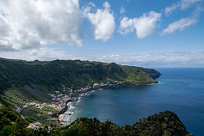 View from São Lourenço viewpoint, Santa Maria, Azores, Portugal