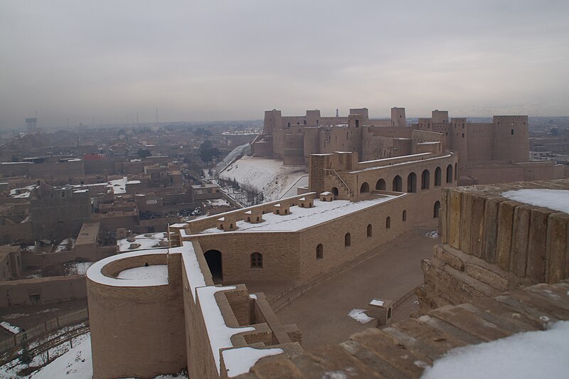 File:View of Herat Citadel from atop the premises.jpg