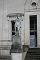 Villa Poiana at Poiana Maggiore by Andrea Palladio. Statue at the front entrance.