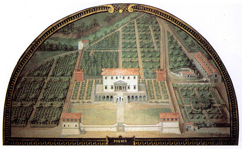 File:Villa di Poggio a Caiano, Giusto Utens.jpg