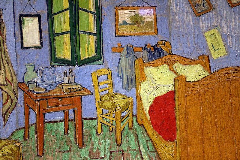 File:Vincent van gogh, la camera da letto, 1889, 02.jpg