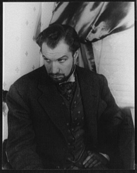 Price as Mr. Manningham in the play Angel Street (1941–1942)
