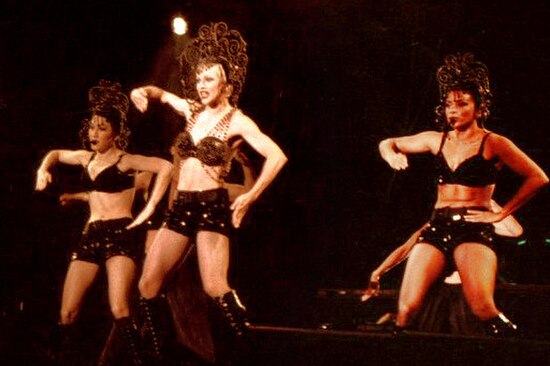 Madonna's performance of "Vogue" on the tour was deemed "eye-popping" by Billboard's Catherine Applefield.