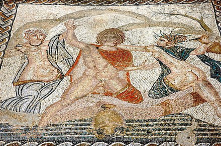 Mosaic of the nymphs abducting Hylas