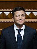 Volodymyr Zelensky 2019 presidential inauguration 05 (cropped).jpg