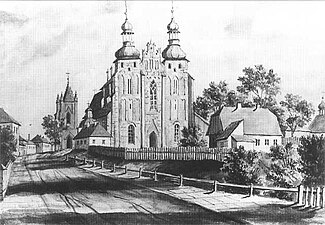 Katedra około 1880 roku