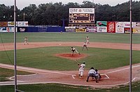 Game action in 1989 WWMS19890805.JPG