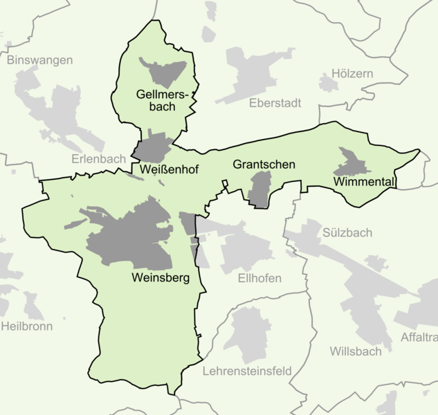 File:Weinsberg Lagekarte Stadtteile.png