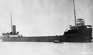 SS <i>William B. Davock</i> Lake freighter sunk in Lake Michigan