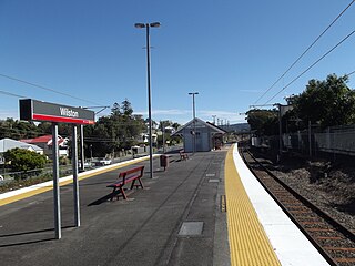 <span class="mw-page-title-main">Wilston railway station</span> Railway station in Brisbane, Queensland, Australia