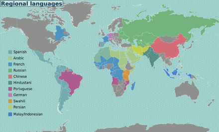 The world's major regional languages