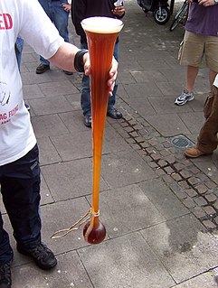 <span class="mw-page-title-main">Yard of ale</span> Very tall beer glass