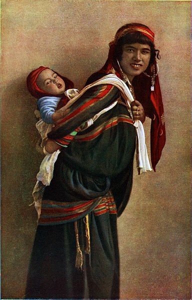 File:Young Beduin mother.jpg