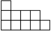 File:Young diagram for 541 partition french.svg