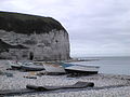 Cliff and beach