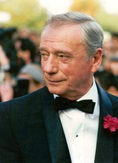 Montand at the 1987 Cannes Film Festival.