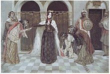 Queen Zabel's Return to the Palace, Vardges Sureniants (1909) Zabel return.jpg