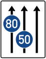 osmwiki:File:Zeichen 525-31 - Fahrstreifentafel; Darstellung ohne Gegenverkehr und mit integriertem Zeichen 275 StVO - drei Fahrstreifen in Fahrtrichtung, StVO 1992.svg