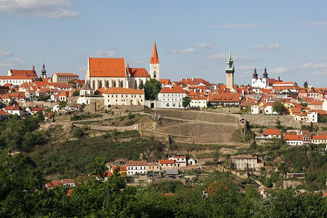 Місто Зноймо. Панорама з півдня