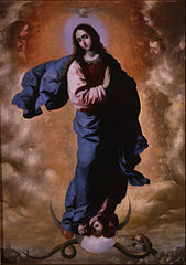 Inmaculada Concepción, de Francisco de Zurbarán. 1640.