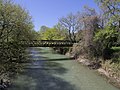 * Nomination Manikiatis river, Euboea, Greece. --C messier 07:03, 15 May 2015 (UTC) * Promotion  Comment Could be a bit sharper and maybe slightly less contrast so that you can see more details of the bridge construction. --Hockei 18:18, 17 May 2015 (UTC)  Done I sharpened it a bit and reduced hightlights, but the bridged is paved with asphalt, nothing to see there. --C messier 07:47, 18 May 2015 (UTC)  Support OK so. But I wouldn't have darkened the sky. --Hockei 14:58, 18 May 2015 (UTC)