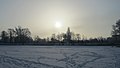 Міський Сад (Кременчук) взимку 13 - Крига на озері.JPG