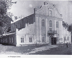 Синагога в Любарі в 1912—1914 рр.
