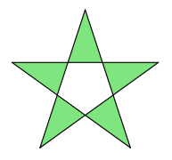 {5/2}-Sternpolygon, Pentagramm