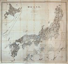 1878 Meiji 11 Ino Tadataka Japanese Military Map of Japan - Geographicus - Japan-ino-1878.jpg