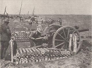 <span class="mw-page-title-main">QF 18-pounder gun</span> Field gun of the First World War-era