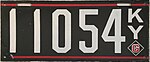 1913-14 lisensi Kentucky plate.jpg